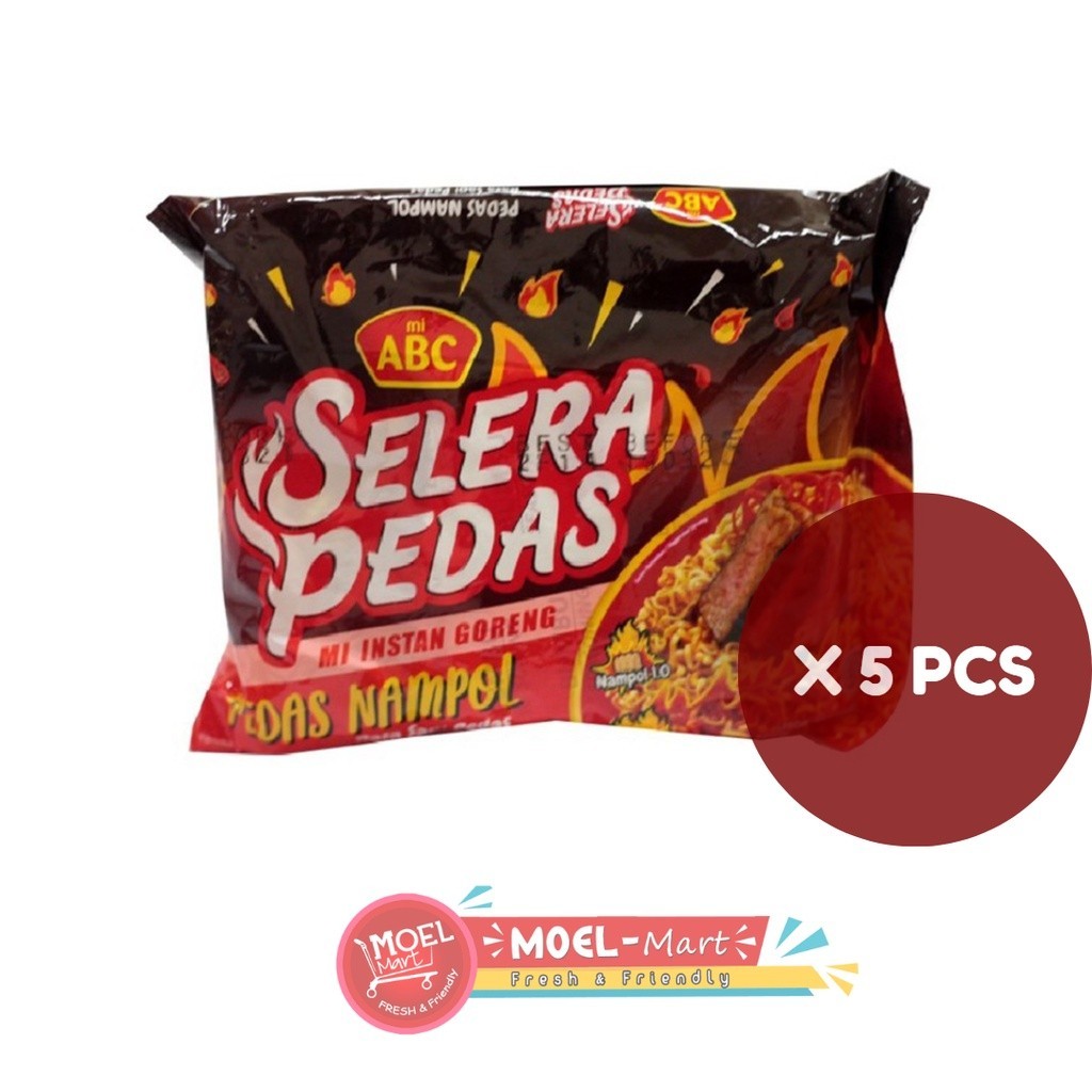 Spicy ABC Noodles Nampol 5pcs x 80gr | Shopee Malaysia