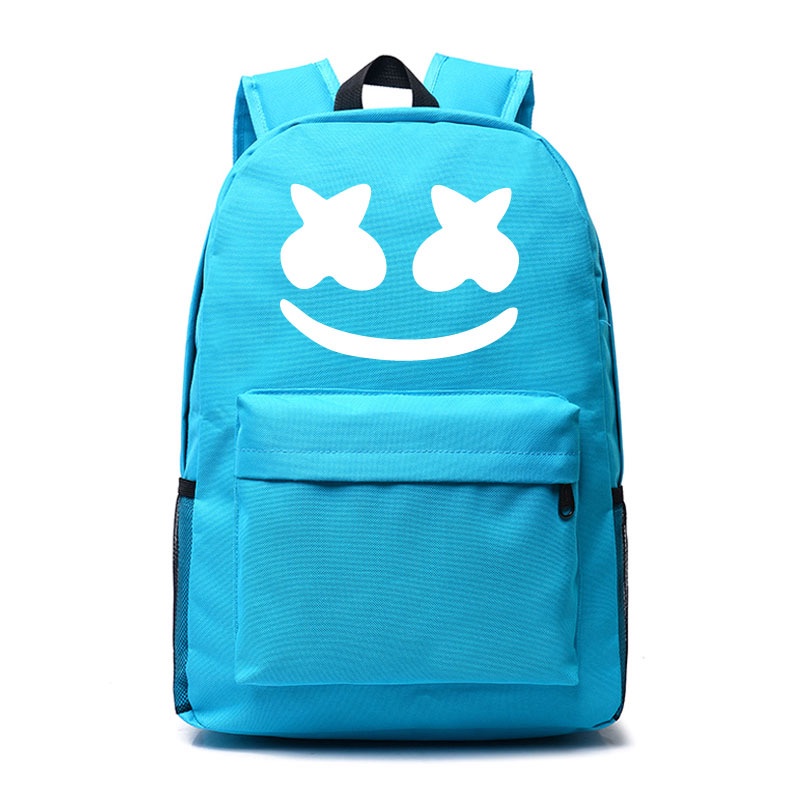 Marshmello School Bag Electronic Music Marshmallow Merchandise Hundred Big DJ Backpack Backpack Shopee Malaysia