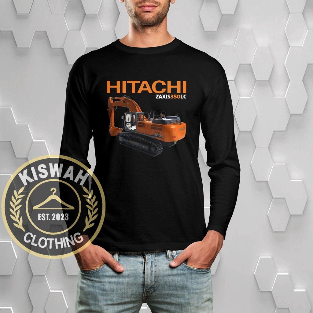 Hitachi ZAXIS 350 LC Excavator T-Shirt T-Shirt Heavy