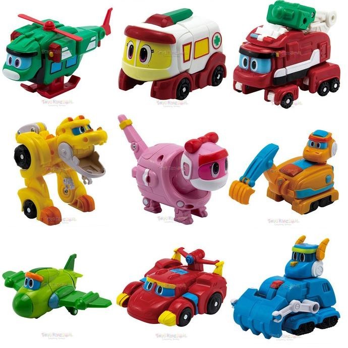 Gogo Dino Explorers Mini Transforming Dinosaur Robot Vehicles | Shopee ...