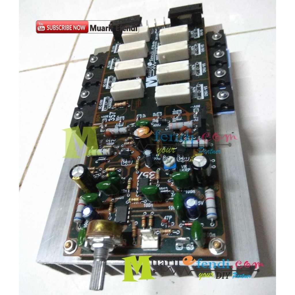 Power Amplifier KIT Ox-506 Buttonscarves 506 Complete HS 12 Fins And