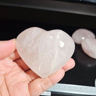 Rose Quartz Heartz Madagascar Genuine Natural Stone 