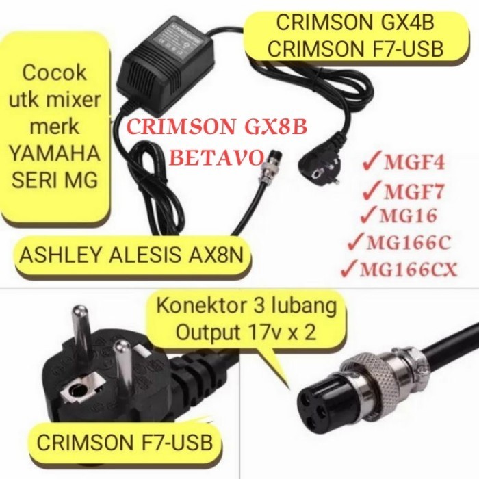 3-pin Hole Mixer Adapter For Ashley Alesis Ax8N Brand Yamaha Mg Serie ...