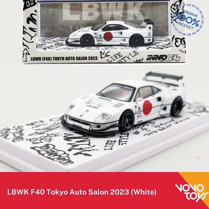 Inno 1/64 LBWK Ferrari F40 Tokyo Auto Salon 2023 White Inno64 | Shopee ...