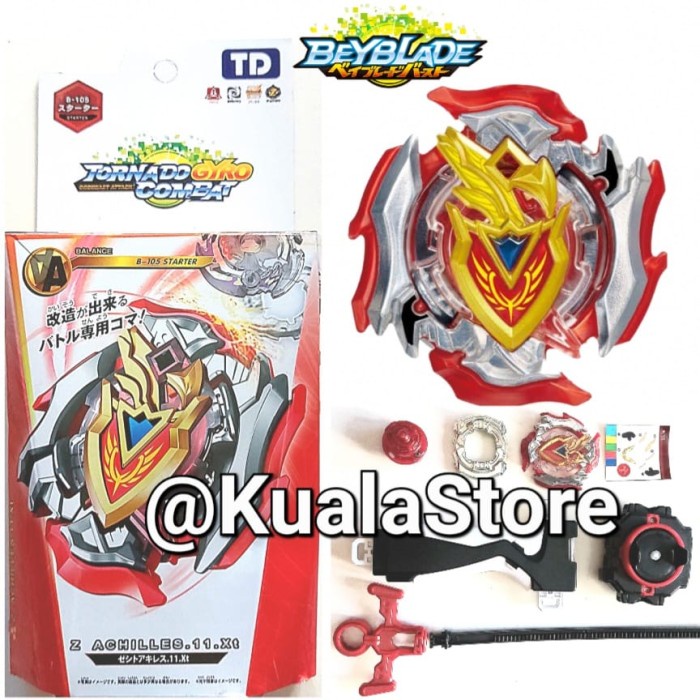 Beyblade Burst Z Achilles B105 Handgrip LR Launcher Super Metal Armor ...