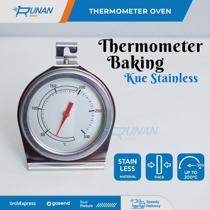 Newest Oven Thermometer Oven Celsius Stainless Cake Baking Oven ...
