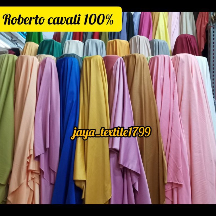 (Latest) Roberto CAVALI ORI PREMIUM SATIN Fabric/ROBERTO CAVALI SATIN