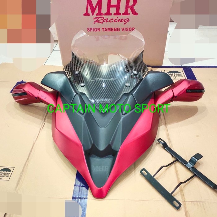 LOKAL [New Ori] Set Of Shield Plus Mirror Mhr Honda Pcx New Local Can ...