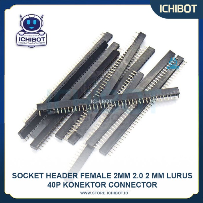 Socket Header Female 2mm 2.0 2mm Straight 40P Connector Connector ...