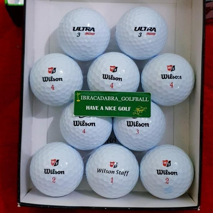 New Wilson Staff Golf Ball Grade A 10 Ball Limited Edition Shopee