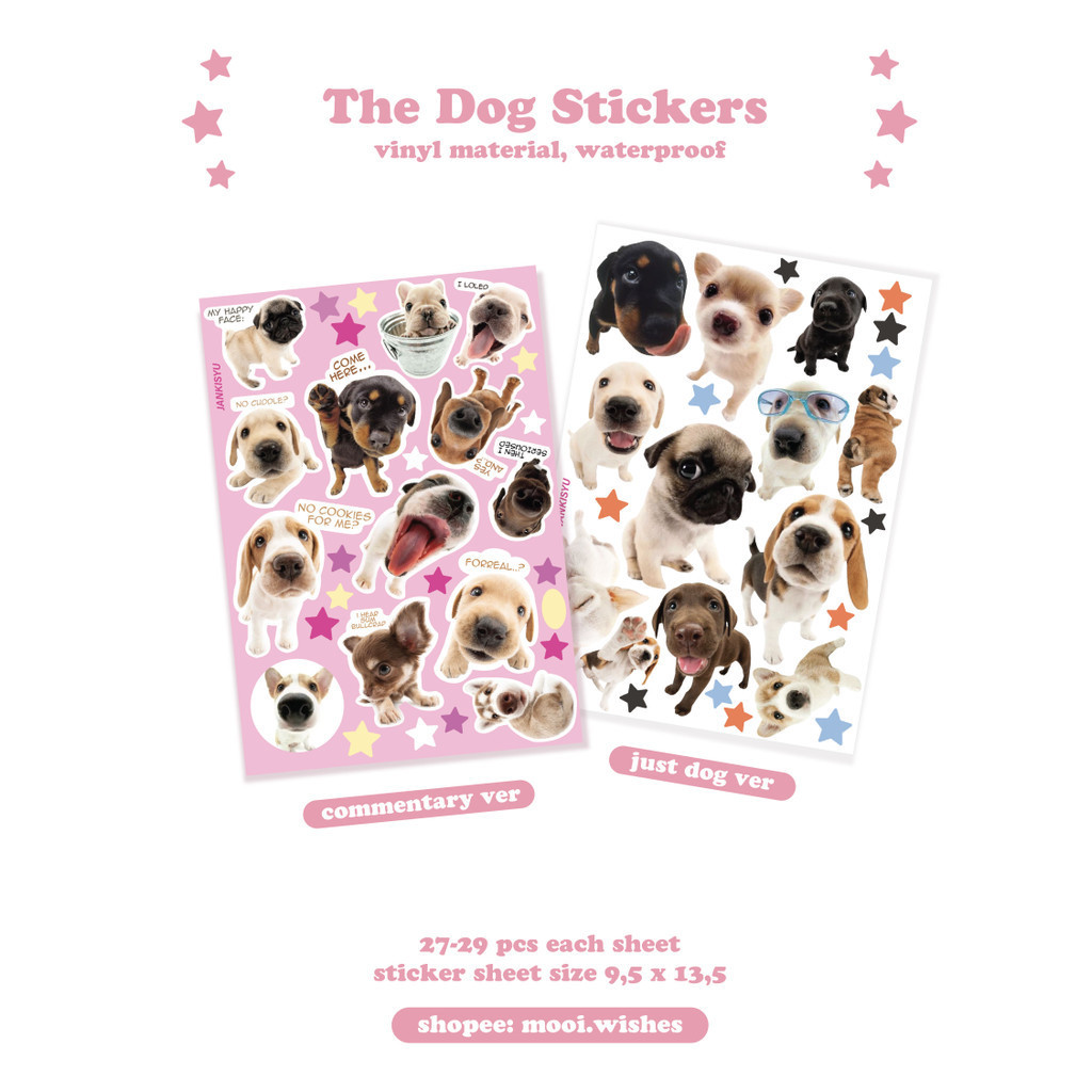 The Dog Sticker Deco Mobile Laptop Journaling Penpal Waterproof Sticker ...