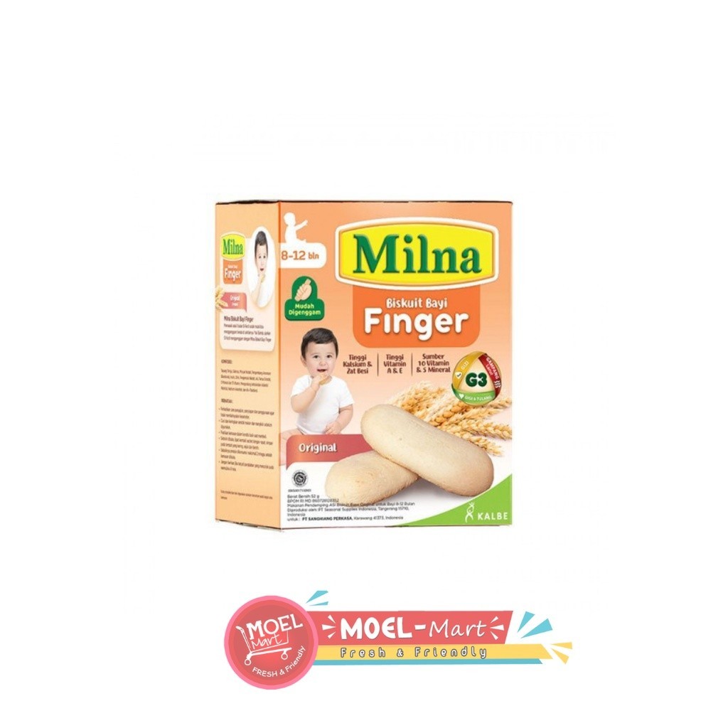 MILNA Original Finger Biscuits 52g | Shopee Malaysia