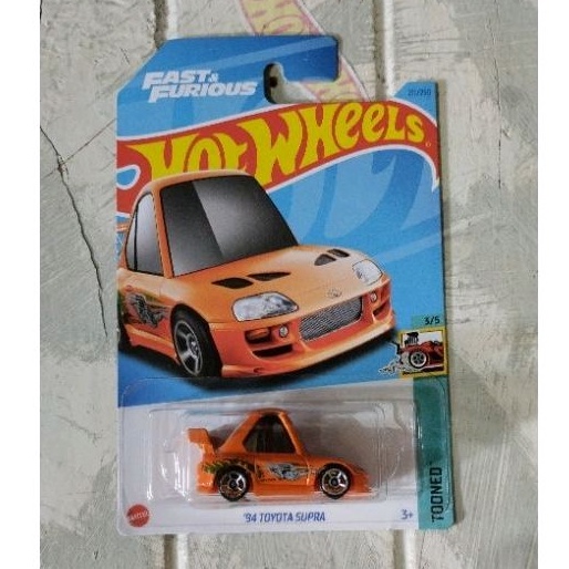 Hotwheels Toyota supra tooned card Wrinkle | Shopee Malaysia