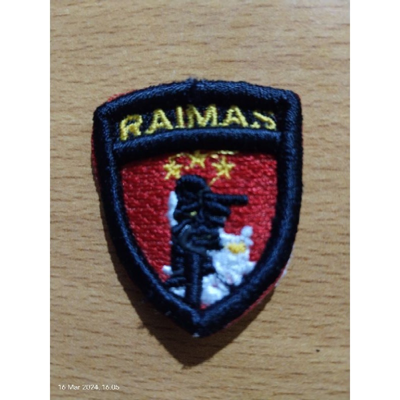 Pocket National Police Raimas Embroidery | Shopee Malaysia