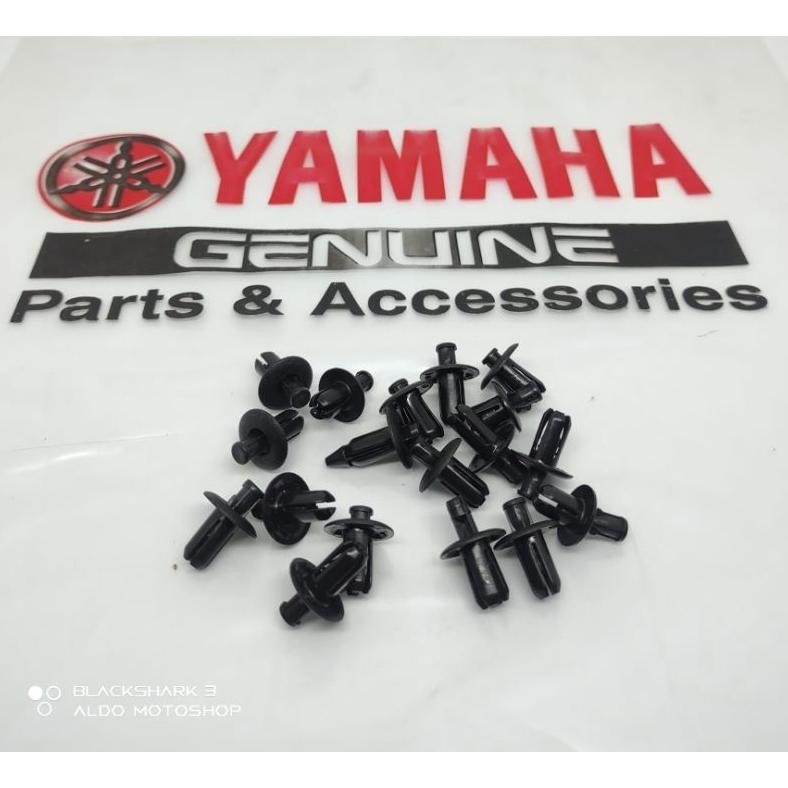 100% Plastic Button Bolt Clip Rivet Body | Yamaha R15, R25, Nmax, Aerox ...