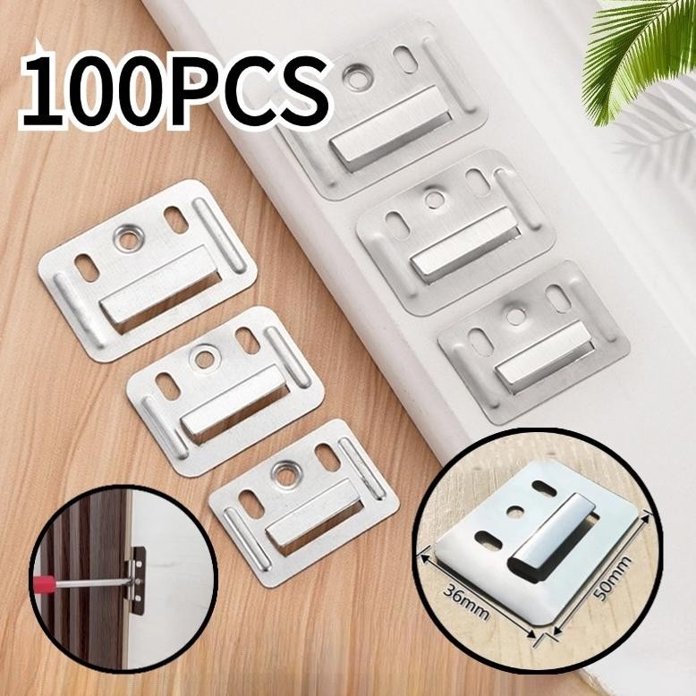Ht-12 ss-64 100pcs WPC Clips / WPC Wall Panel Brackets / WPC Wood ...