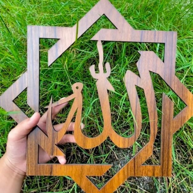 Smooth Vinyl Wood Motif Sign Board Not Paint Wall Decoration ...