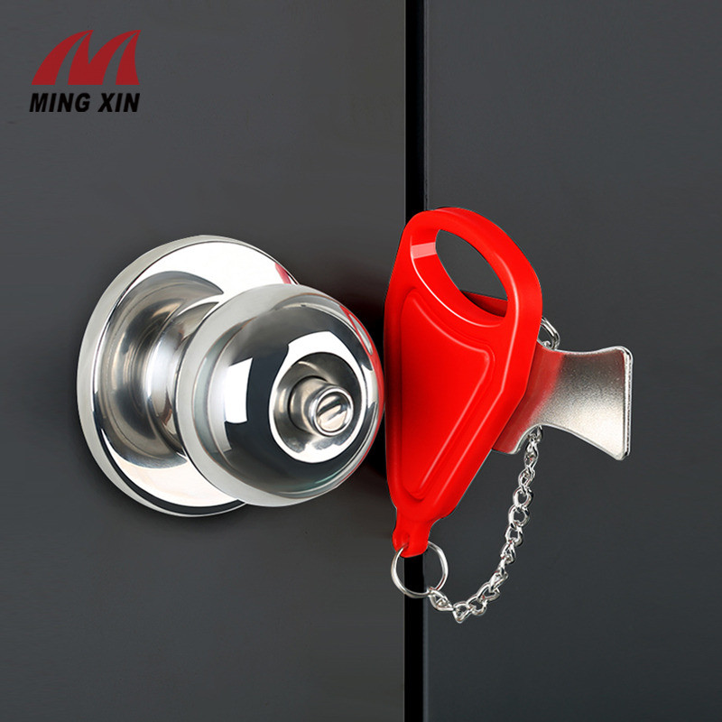 Xin Portable Door Lock Anti Lockpick Door Lock 2 cm Hole - N20 - Silver ...