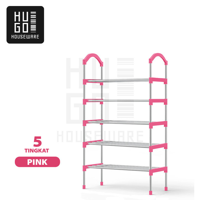 Hugo Stainless Steel Shoe Rack, Strong Multifunctional Sandal Shoe Rack ...
