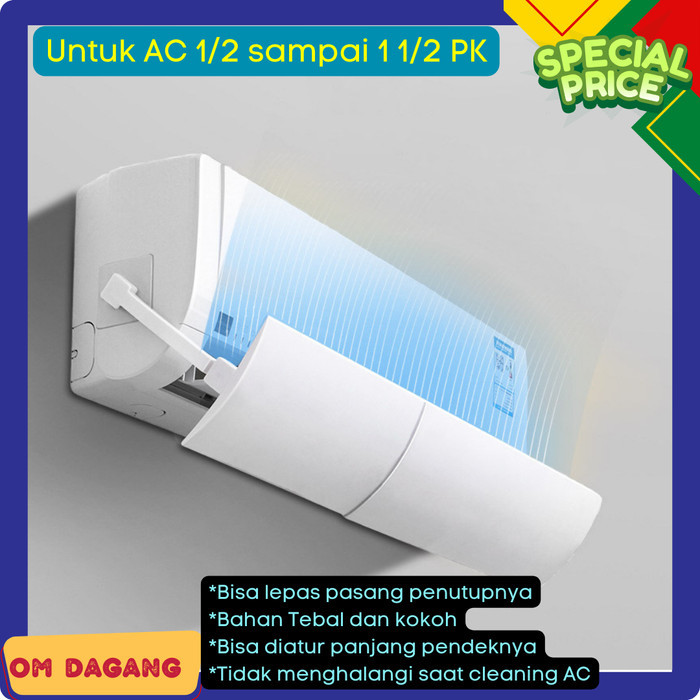 Home Universal AC Gutter Reflector Cover AC Wind Barrier | Shopee Malaysia