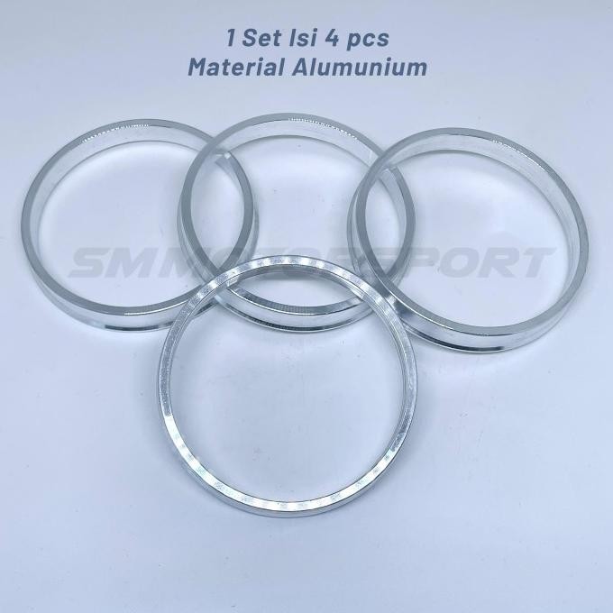 Car Rim Center Rings (4 Pcs) 66.6 73.1 Mercedes Benz, Terios, Rush TS ...