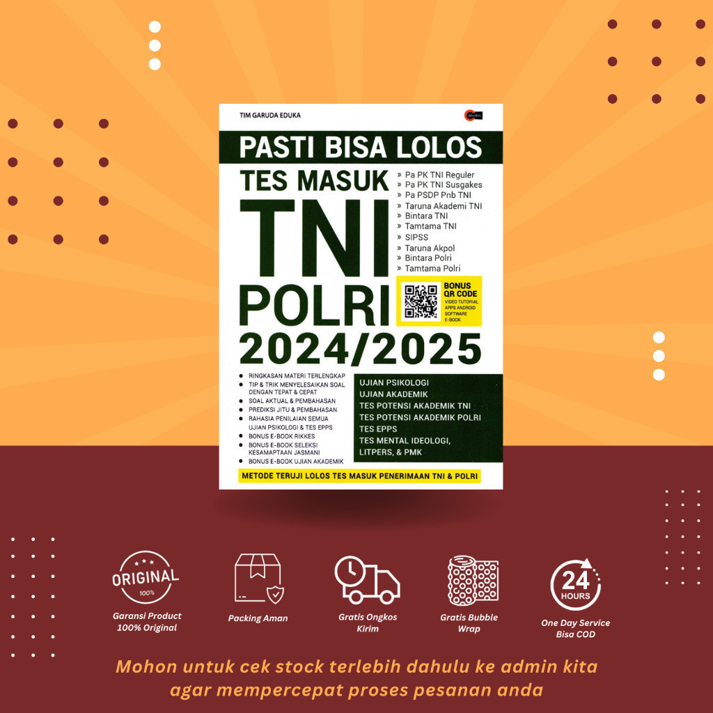 You CAN DEFINITELY PASS THE 2024/2025 TNI POLRI ENTRY TEST | Shopee ...
