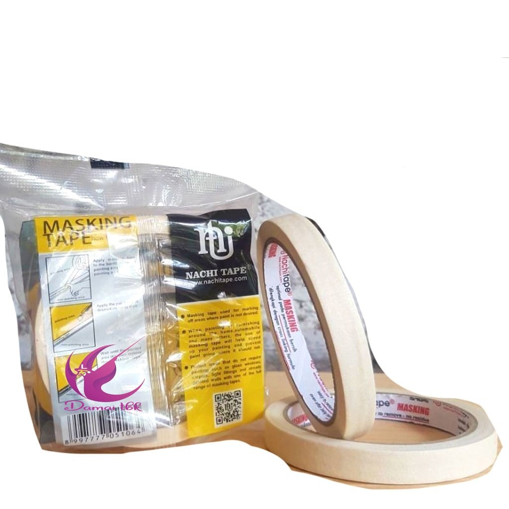 NACHI Masking Tape 12mm Paper Insulation Tape 1/ 2 inch | Shopee Malaysia