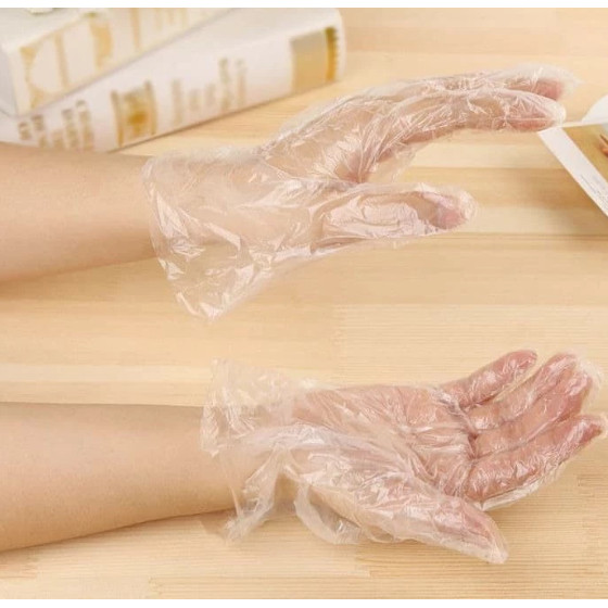 100pc Disposable Plastic Packaging Gloves | Shopee Malaysia