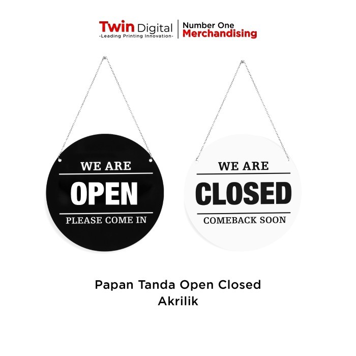 Open Closed Signage - Acrylic Open Closed Sign | Shopee Malaysia