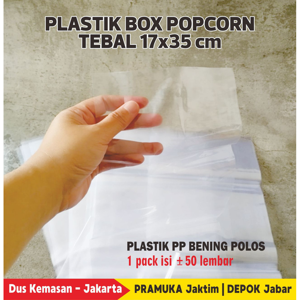 Thick popcorn Plastic/popcorn wrapping plastic | Shopee Malaysia