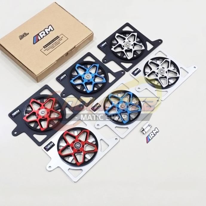 New Radiator Cover ARM Arumi Spinner 3D Star Two Tone Honda ADV PCX ...