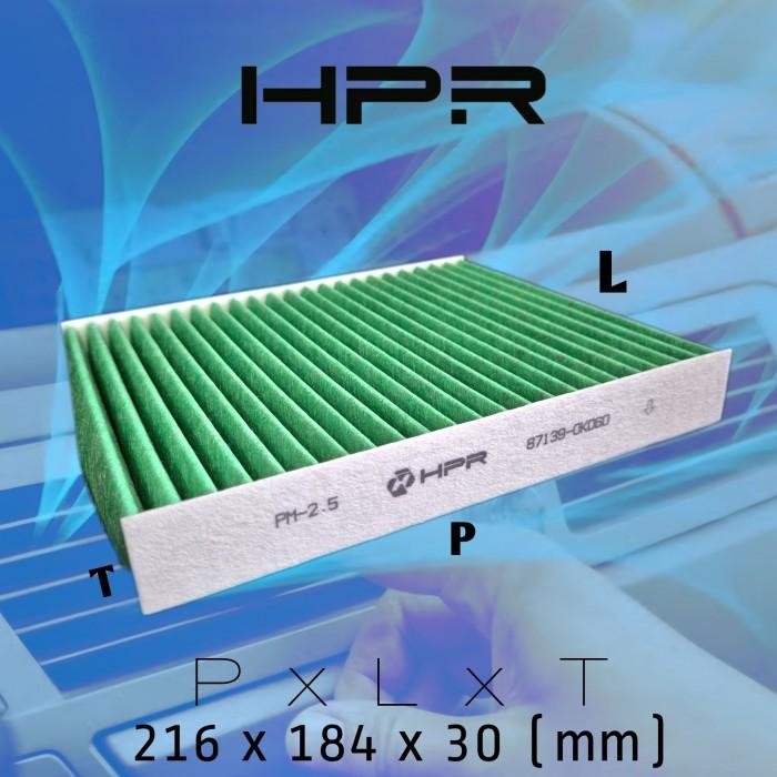 HPR AC Cabin Filter Carbon Air Filter PM 2.5 - Lexus LM LBX LM300 LM350 ...