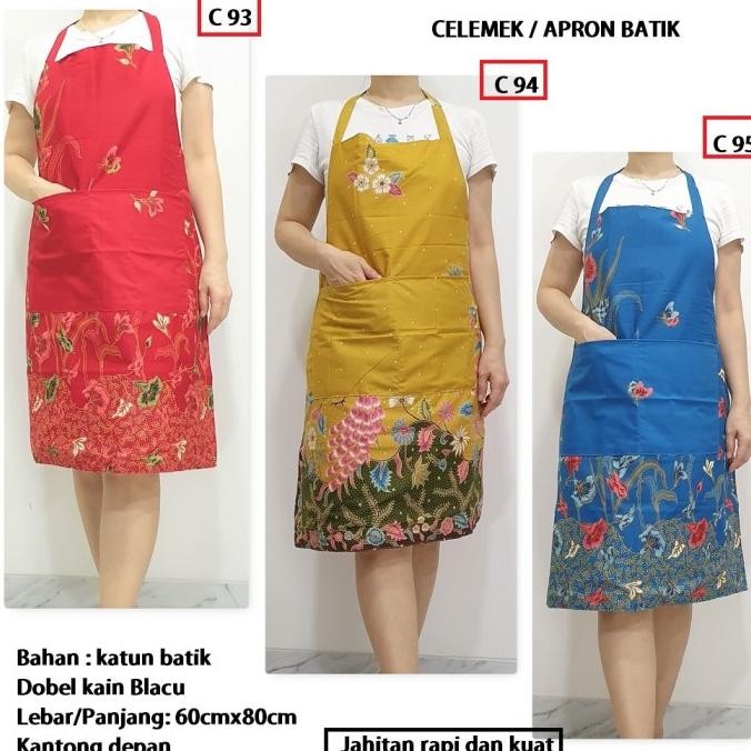 Batik Apron Batik Apron Traditional ethnic motifs GTS | Shopee Malaysia
