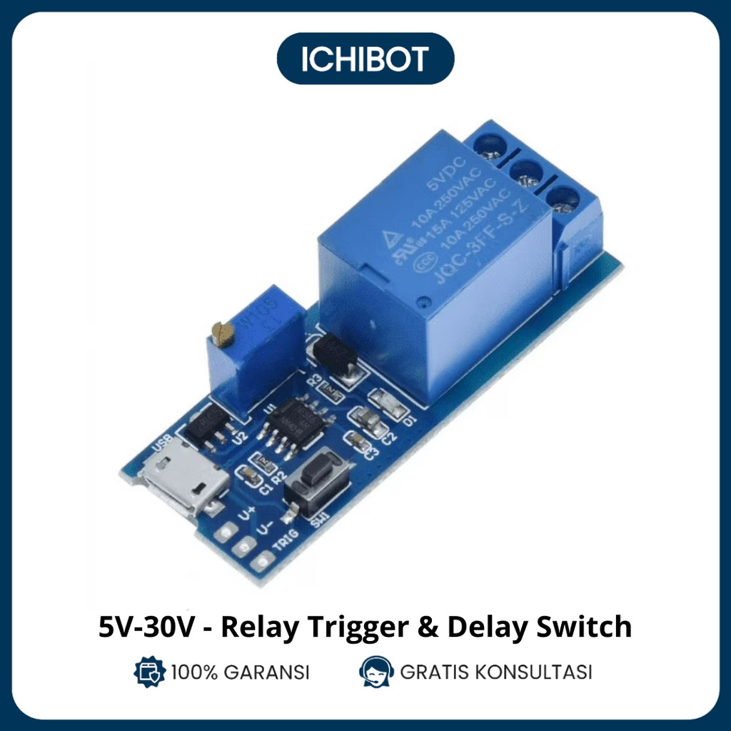 5v-30v - Trigger Relay & Delay Switch - 