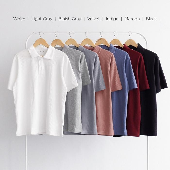 Isla Knit Polo Top - Black
