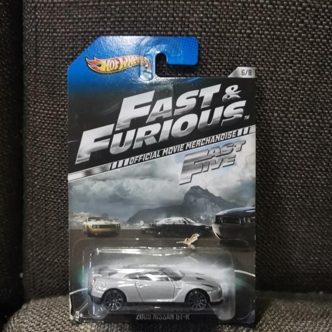 Hot WHEELS NISSAN GTR R35 FNF OFFICIAL MOVIE MERCHANDISE FAST FIVE 2 ...