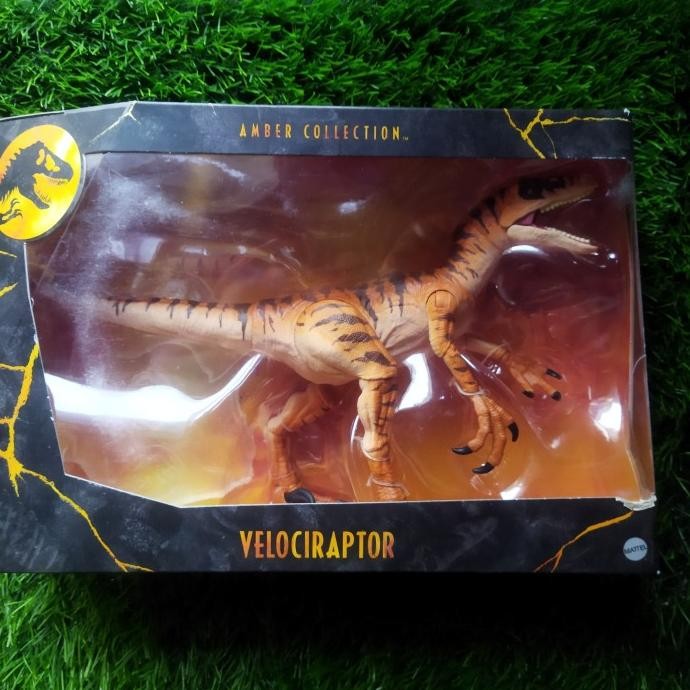 Jurassic world amber collection velociraptor (orange) | Shopee Malaysia