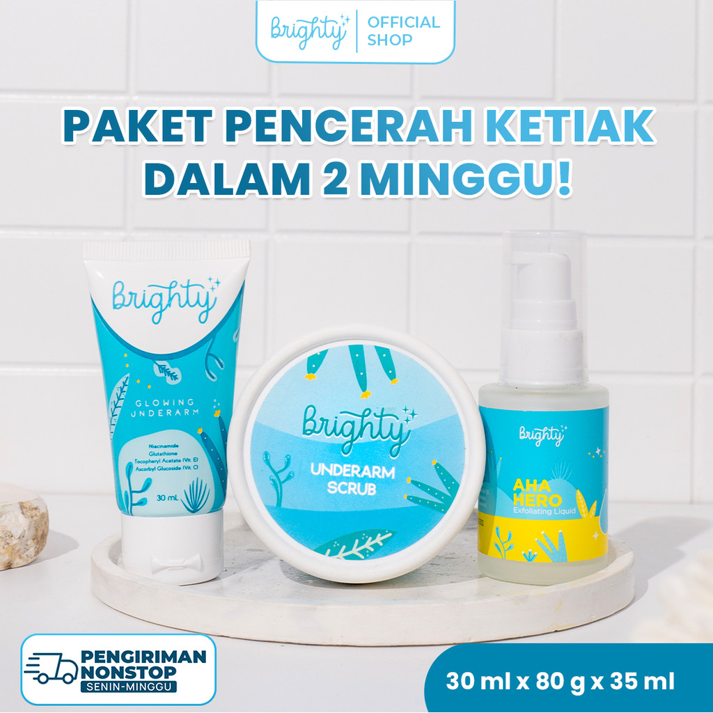 Brighty Aha Hero Serum X Glowing Underarm X Underarm Scrub No. 1 in ...