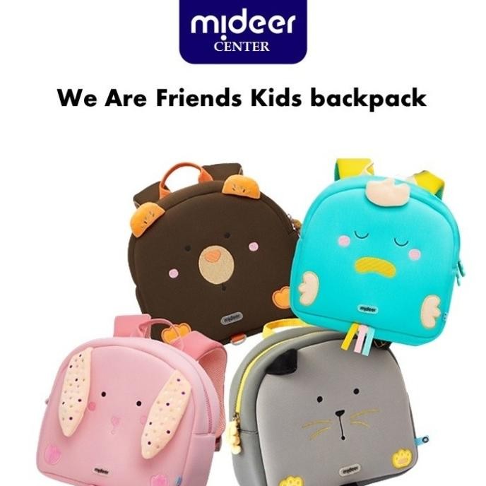 Ready Mideer We Are Friends Kids Backpack Toy School Backpack | Shopee ...