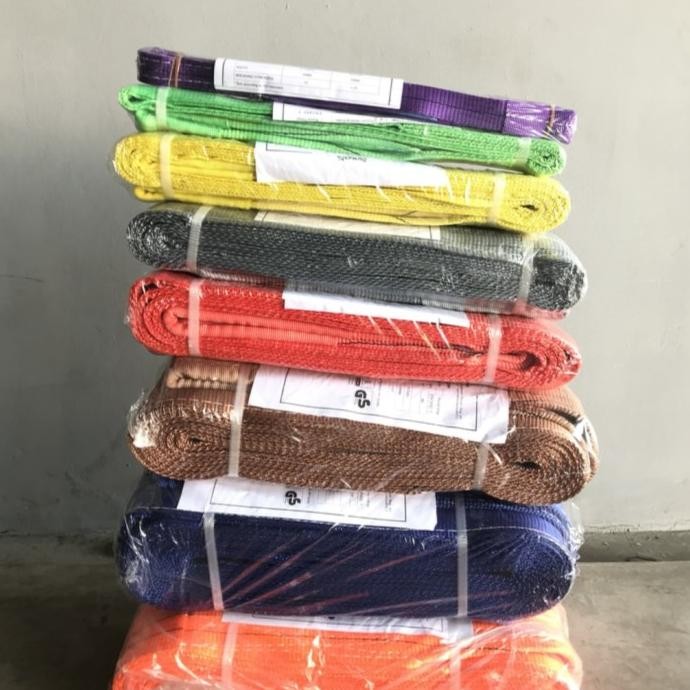 Webbing Sling / Polyester Rope 5 Ton X 3 Mtr 2 Ply 2 Eye Sagas New ...
