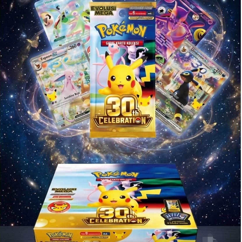 [READY STOCK] Pokemon TCG | 30th Celebration [ Indo] Booster Box (20 ...