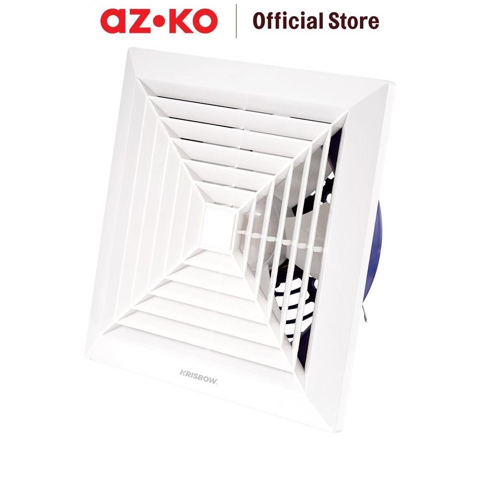 AZKO Krisbow 10 inch Exhaust Fan Ceiling Fan Hexos Ventilation Fan ...
