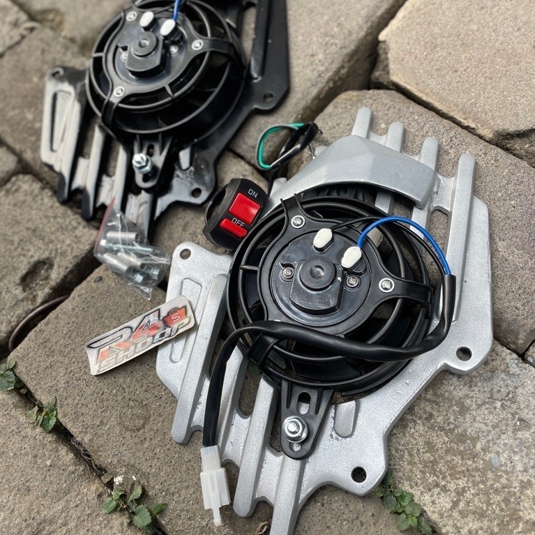 COMPLETE PACKAGE EXTRA FAN RADIATOR COOLING RADIATOR VARIO 125/150 old ...