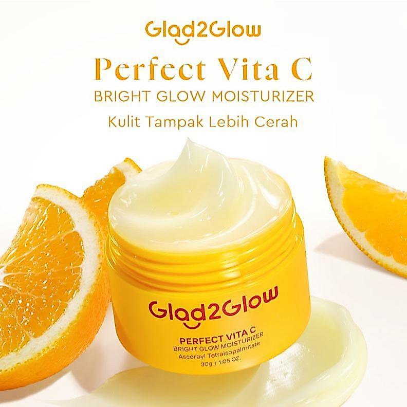 G2G GLAD2GLOW Perfect Vita C Bright Glow Moisturizer 55gr | Shopee Malaysia