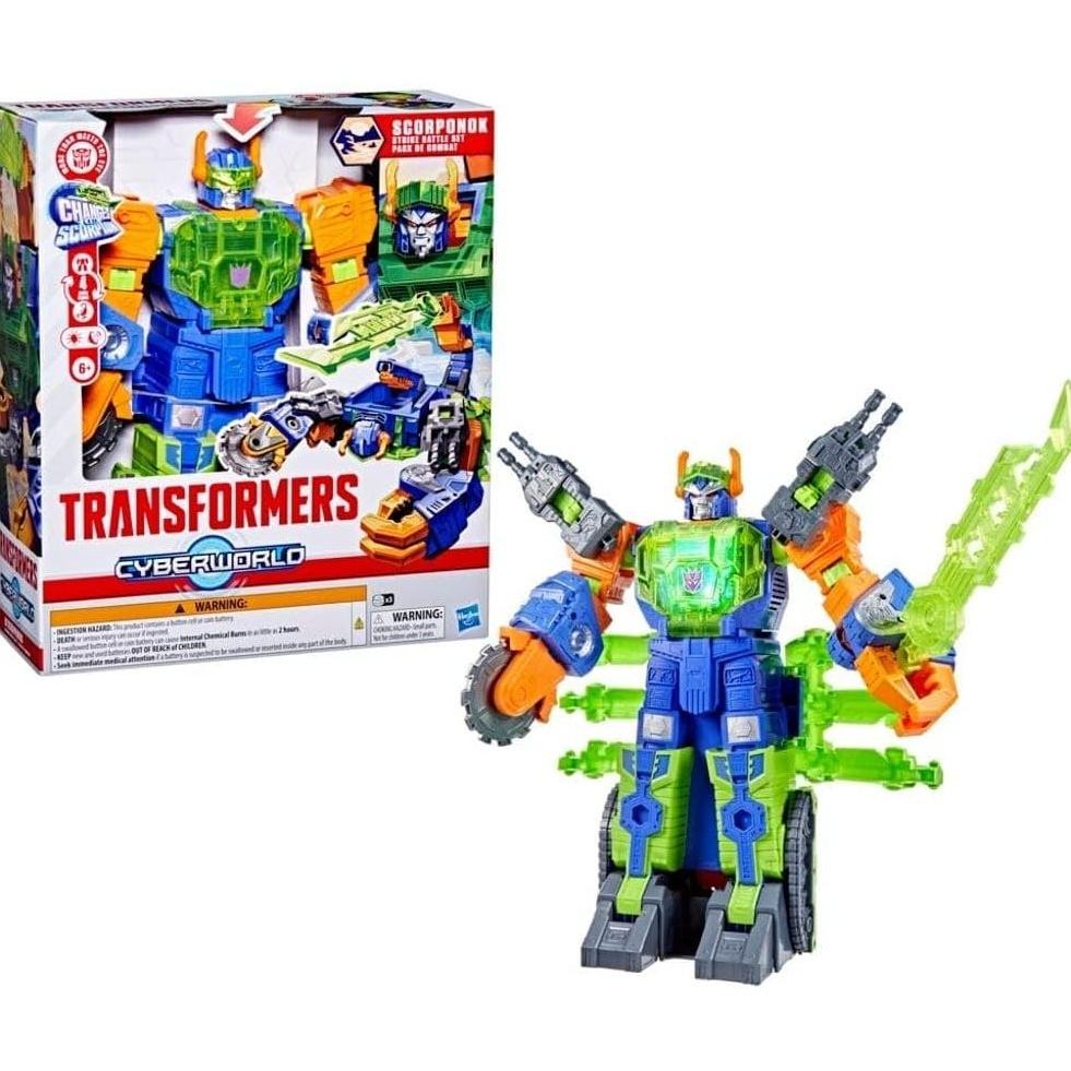 TRANSFORMERS TRA CYBERWORLD SCORPONOK STRIKE BATTLE ORIGINAL SALE [CODE ...