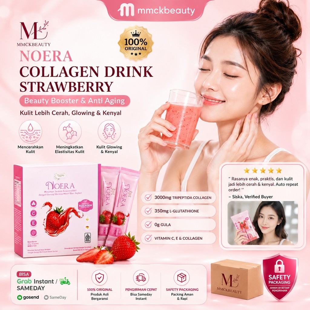 glutathione drink malaysia NOERA Collagen Drink Strawberry Collagen Drink Glutathione Vitamin C Beauty  Drink Glowing, Bright, Supple