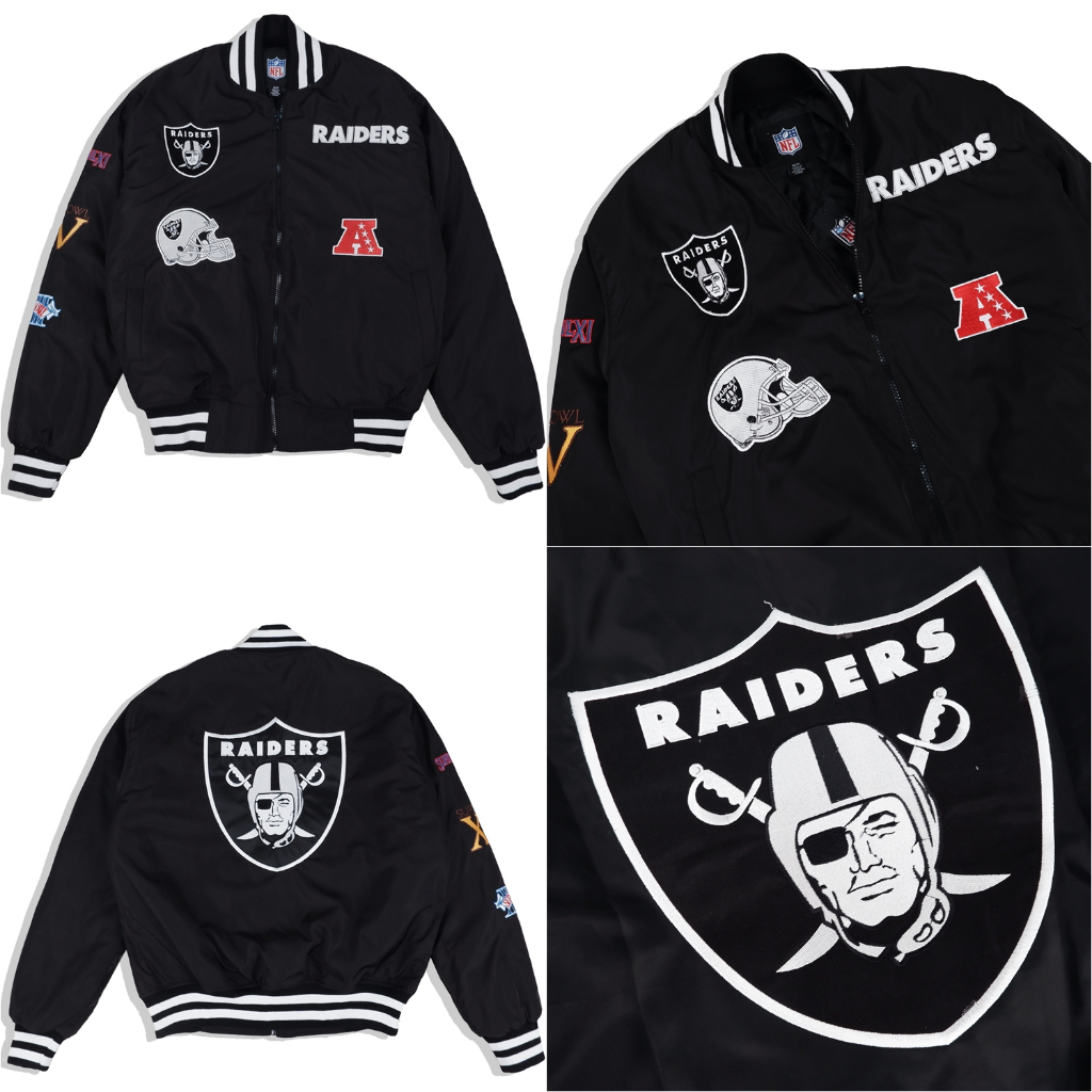 Oakland Raiders Camo Pattern 3d Jersey Fleece Bomber Jacket - Teeruto