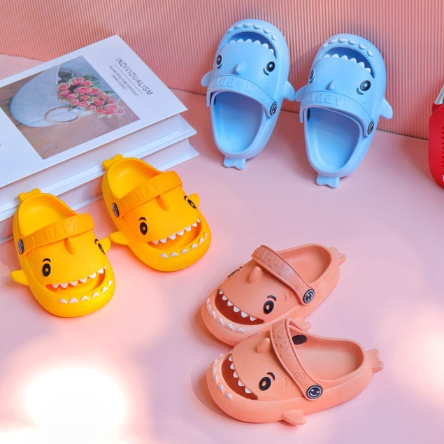 Happyoliver BABY SHARK Sandals For Boys And Girls, Good Materials, Cute