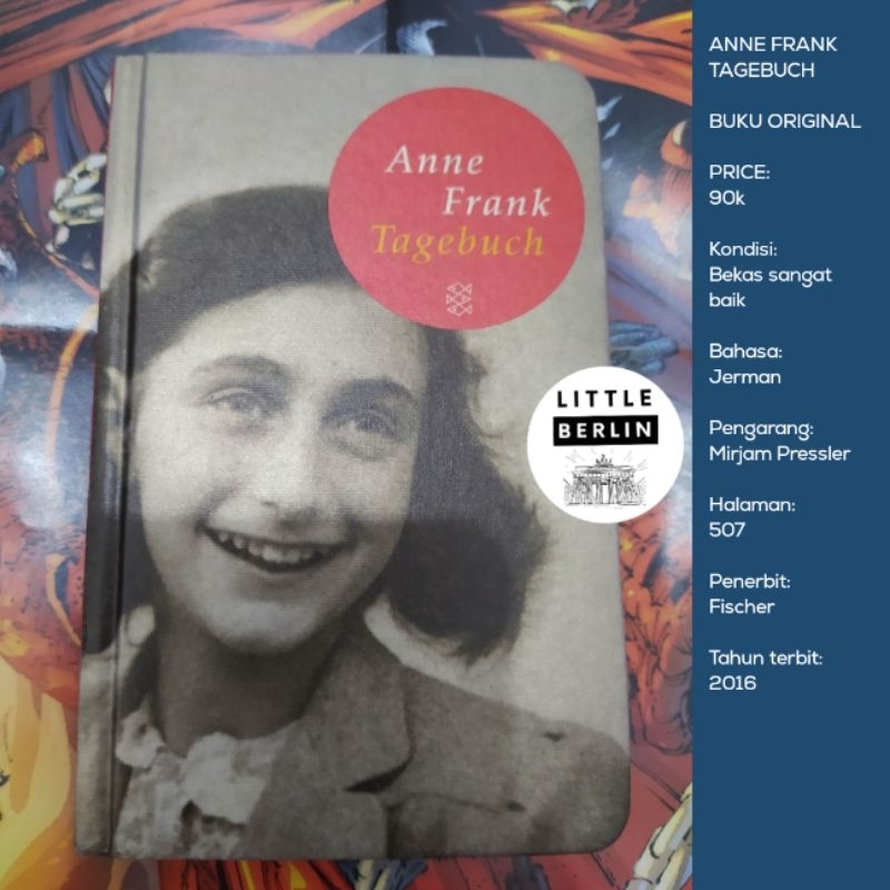 Anne Frank Tagebuch Hardcover German Diary Anne Frank | Shopee Malaysia