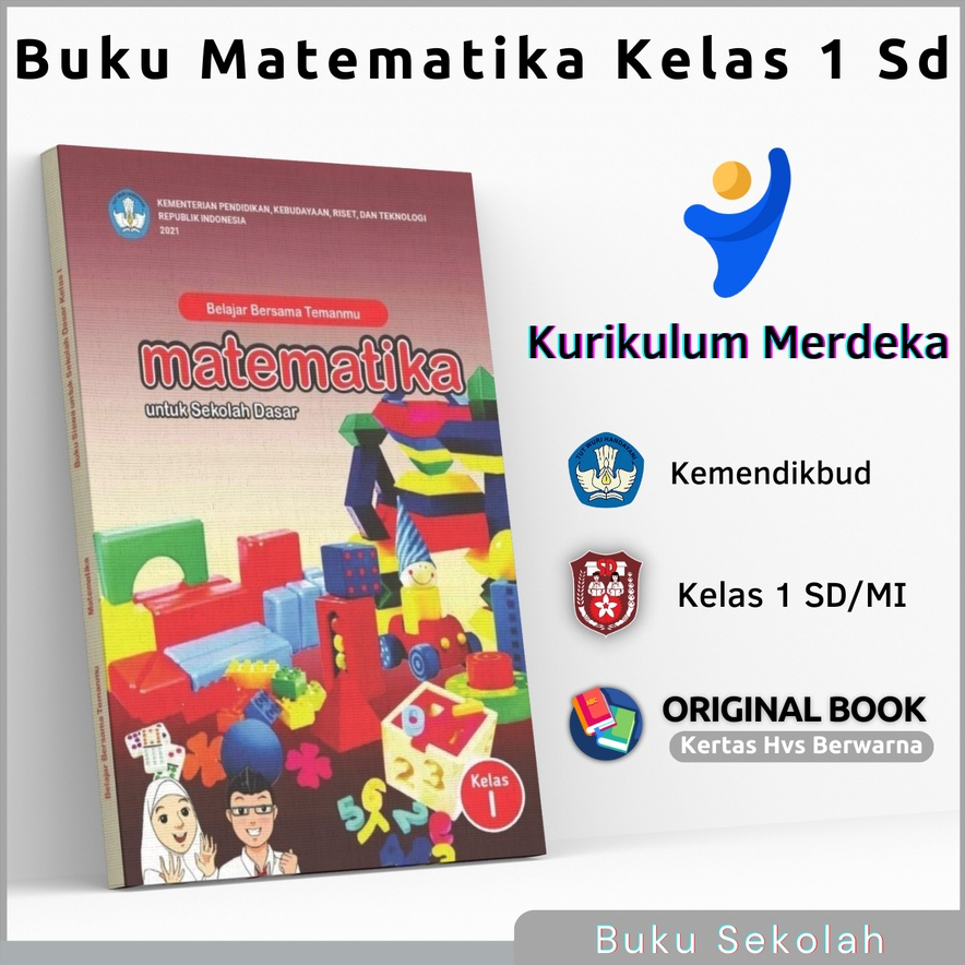MATA Mathematics Book for Grade 1 Elementary School, Latest Merdeka ...